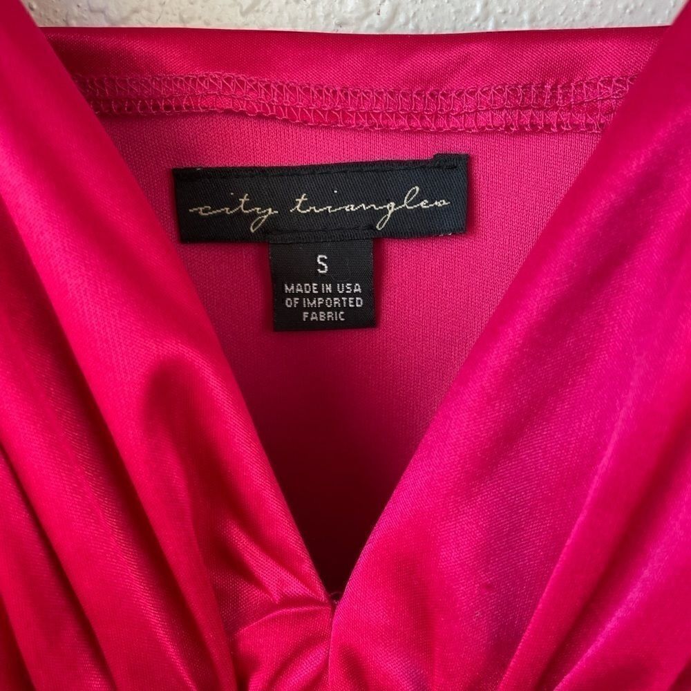 City Triangles Red Cocktail Dress Size S - Picture 3 of 9